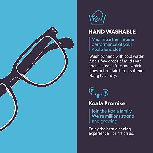 קואלה עדשת ניקוי בד | יפני מיקרופייבר | משקפיים ניקוי בד | משקפיים עדשת מנקה / בטוח עבור מצלמה עדשות ומסך